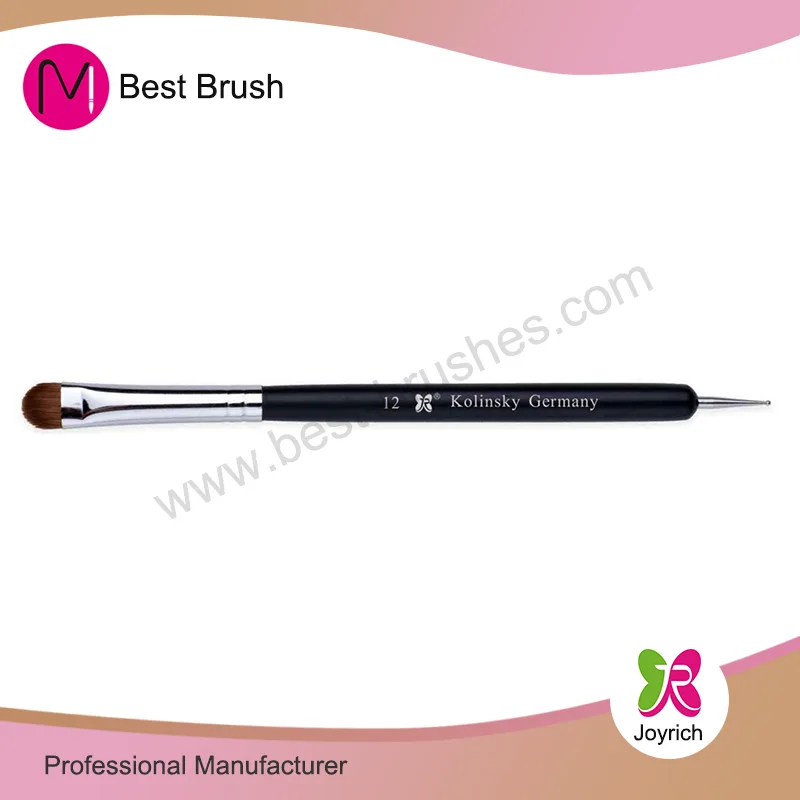 Black Wood Kolinsky French Nail Brush
