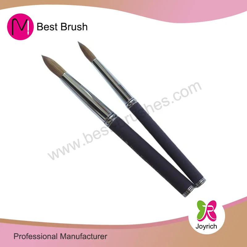 ခရမ်းရောင်သတ္တု Kolinsky Acrylic Nail Brush